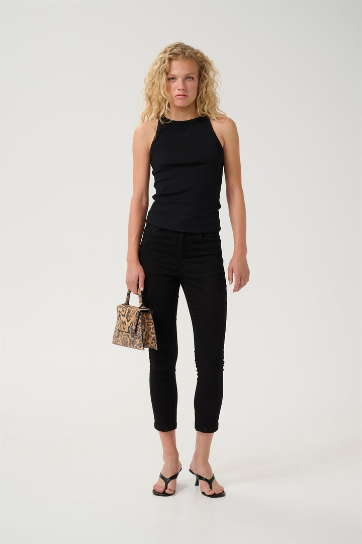 GZdrew Rhinestone Logo Tank