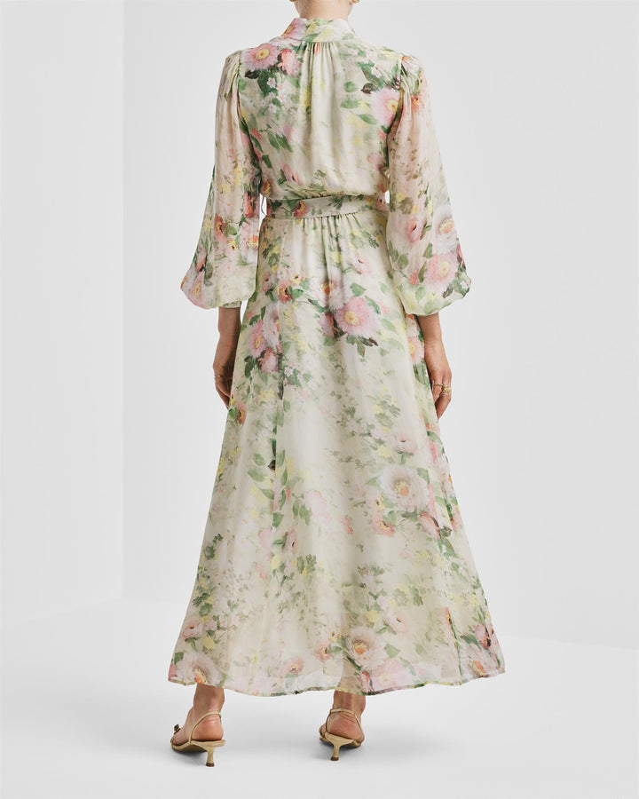 Organza Belt Dress