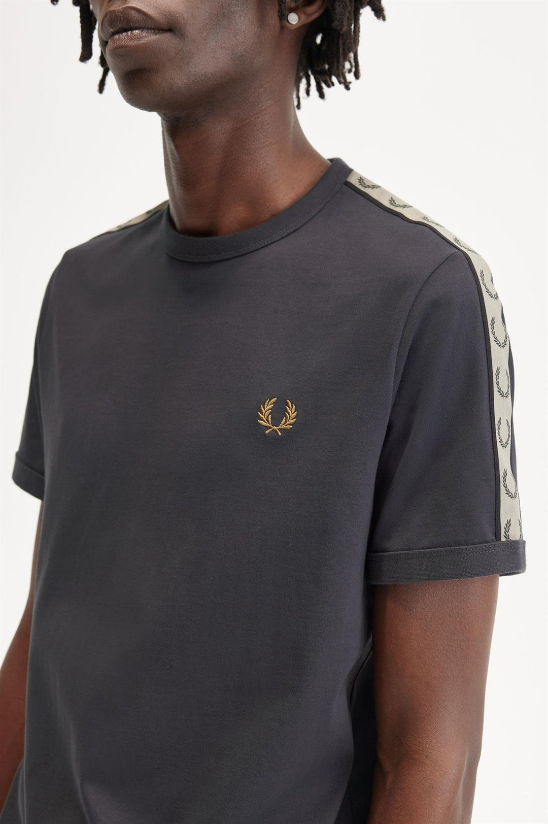 Contrast Tape Ringer T-Shirt