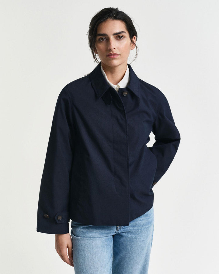 Short Cotton Car Coat