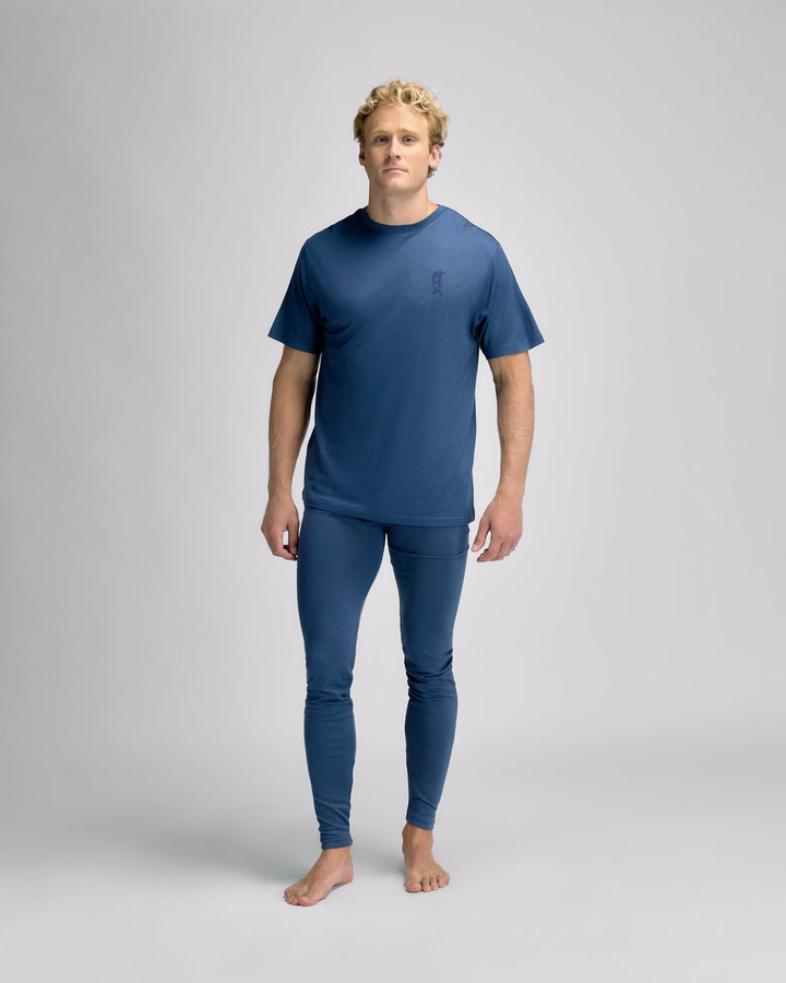 Wool Tee Blue
