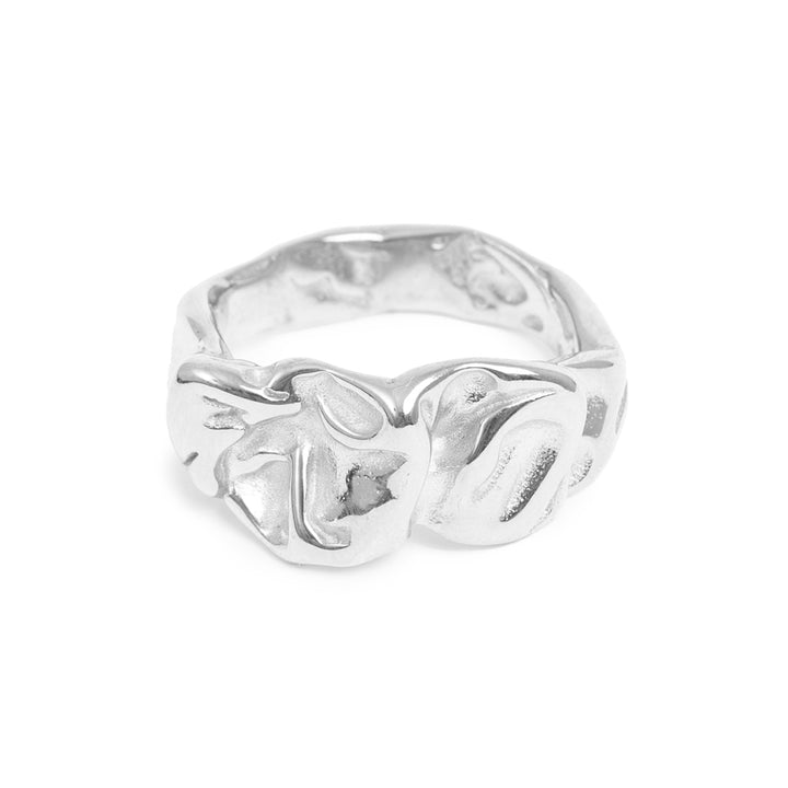 Ring curled Sølv