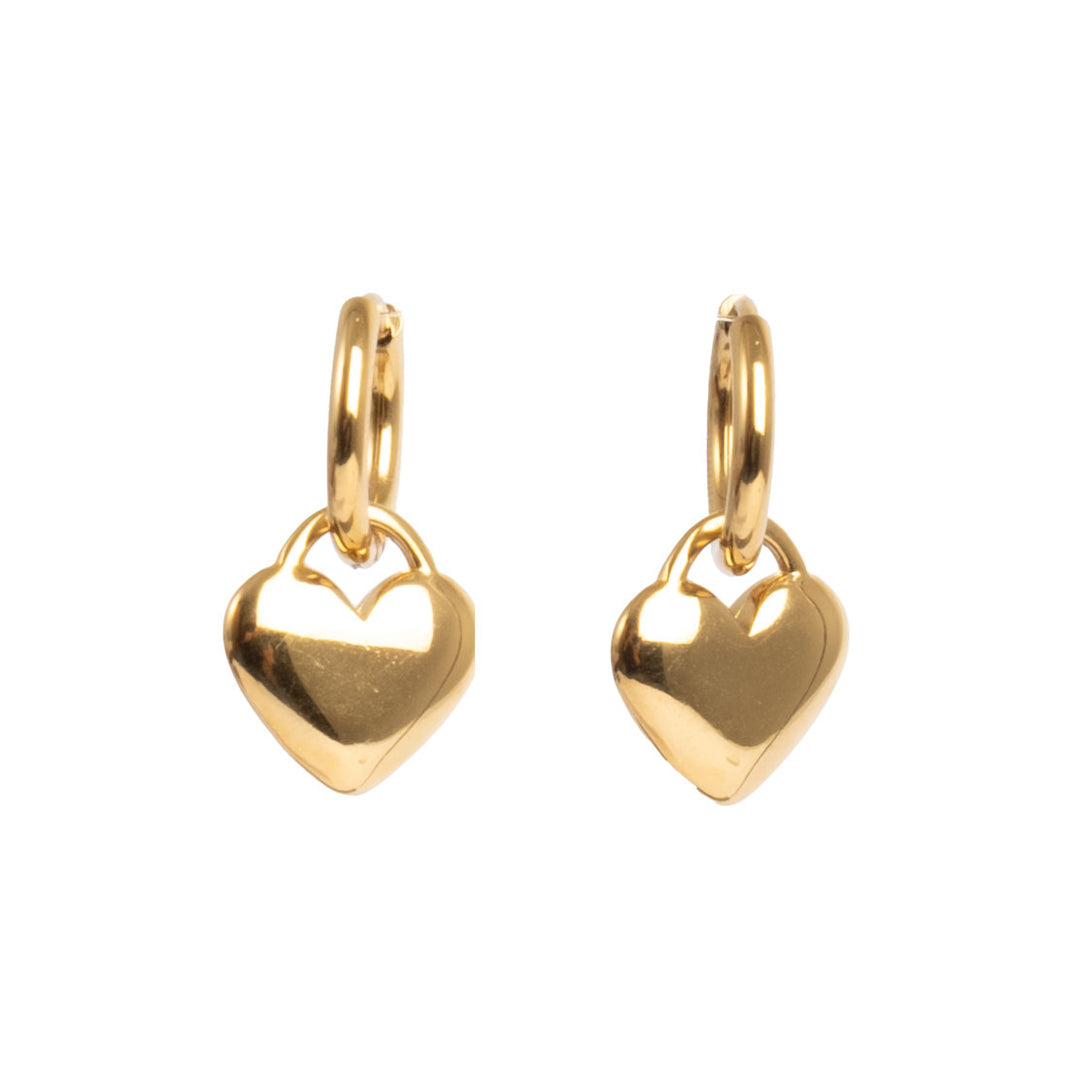 Hoops Med Hjerte 17 mm