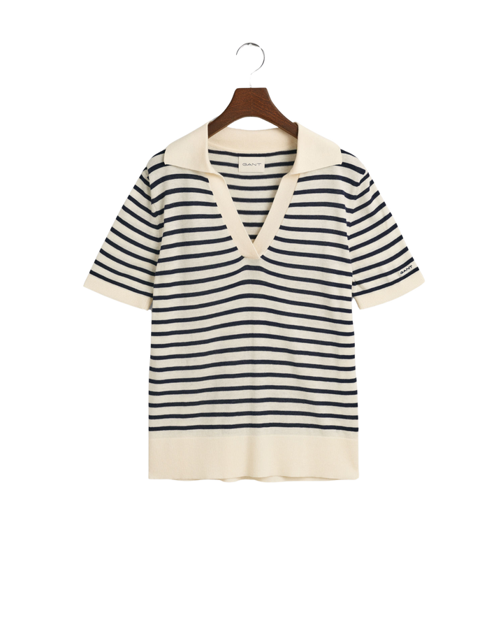 Striped Short Sleeve Rugger