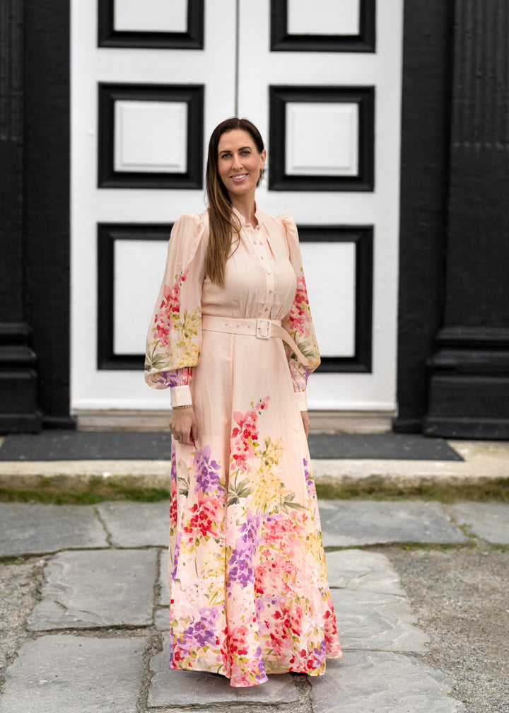 Organza Belt Dress