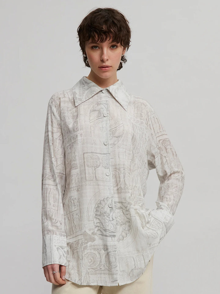 Holzweiler Pom Print Shirt