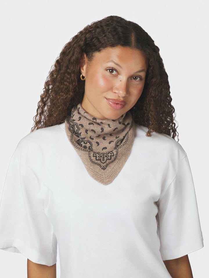 Ariya Paisley Knit Scarf