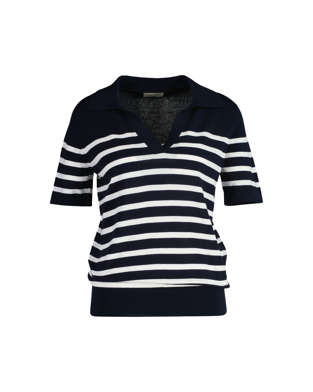 Fine Knit Striped SS Rugger