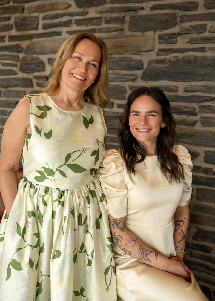 Taffeta Midi Dress