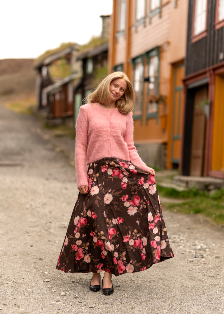 Taffeta Maxi Skirt