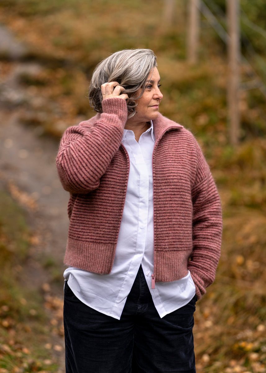 Suzy stripe mohair Cardigan