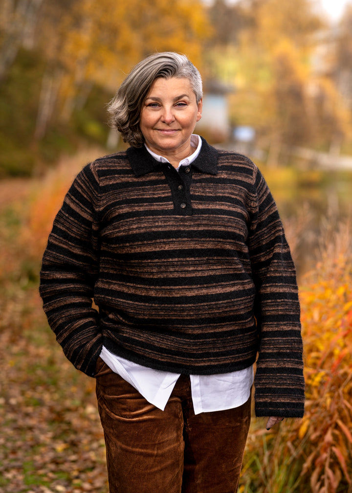 Olivia Wool Polo Sweater
