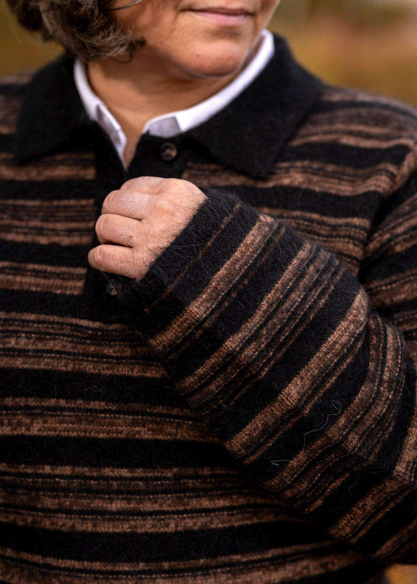 Olivia Wool Polo Sweater