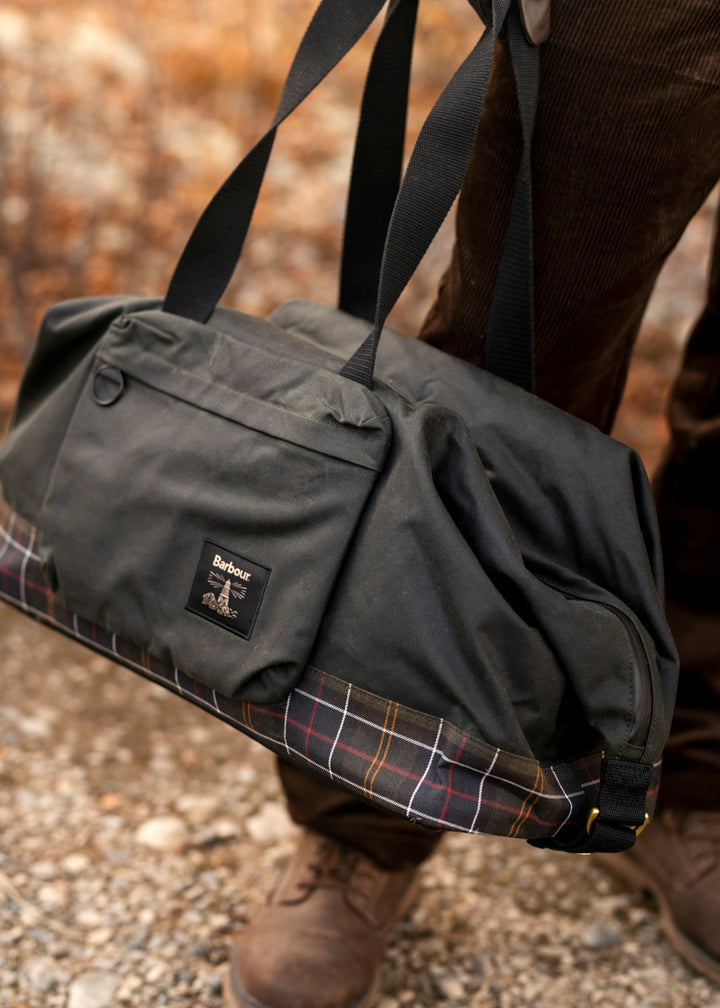 Barbour field Wax Holdall