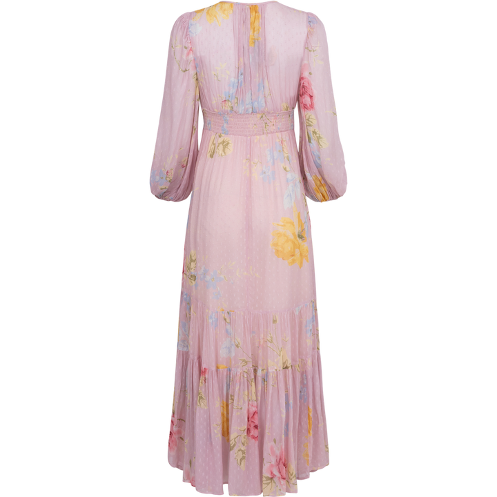 Dotted Georgette Gown