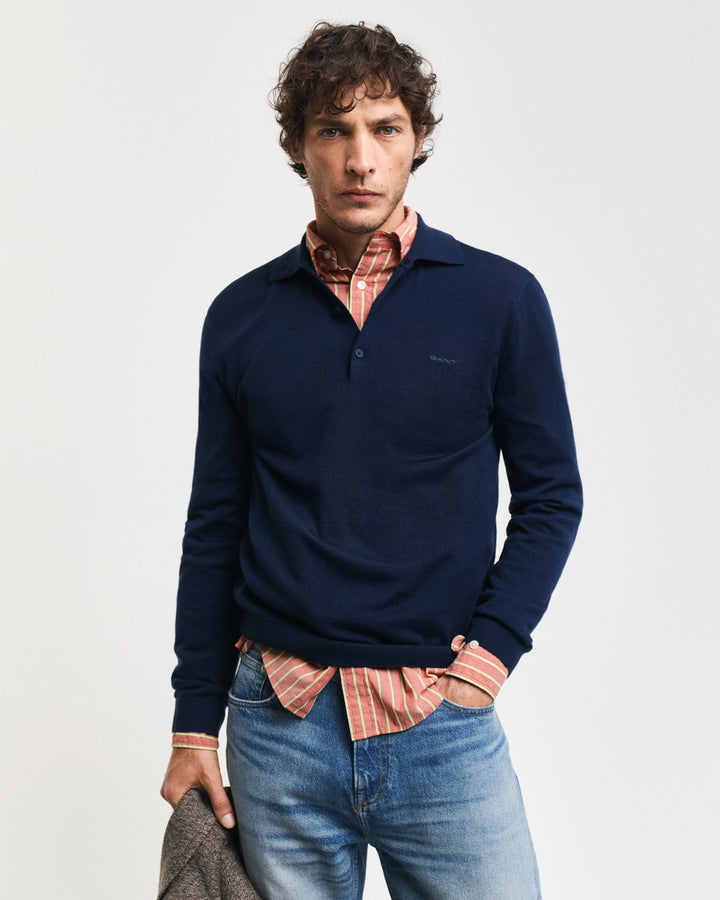 Extrafine Merino Wool Polo