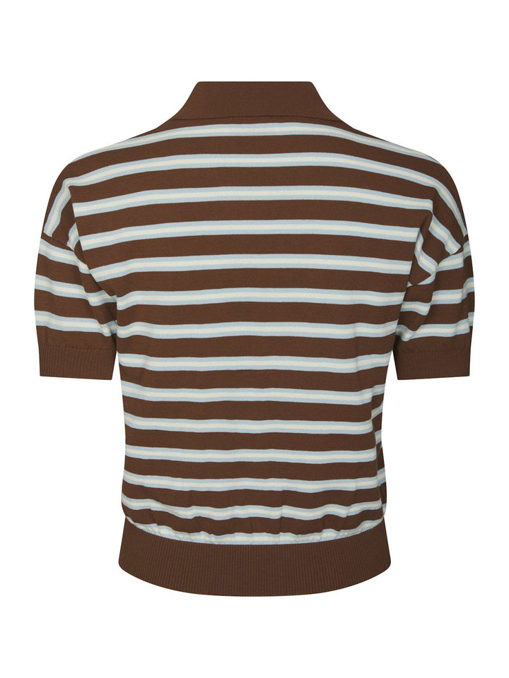 Emira Knit Polo Top