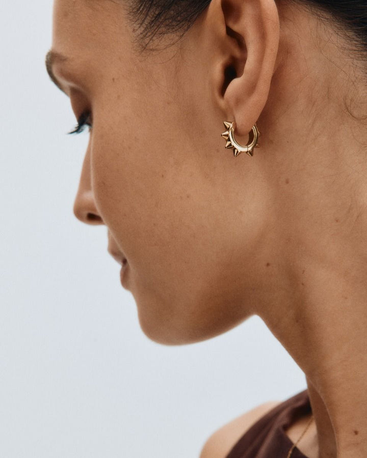 Peak Hoops Icon M Gold