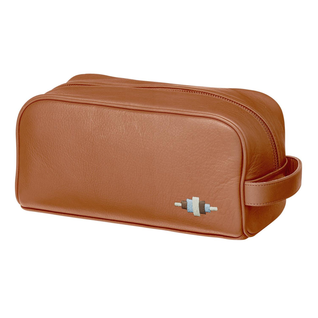 Pampeano Hombre Washbag Tan Leather