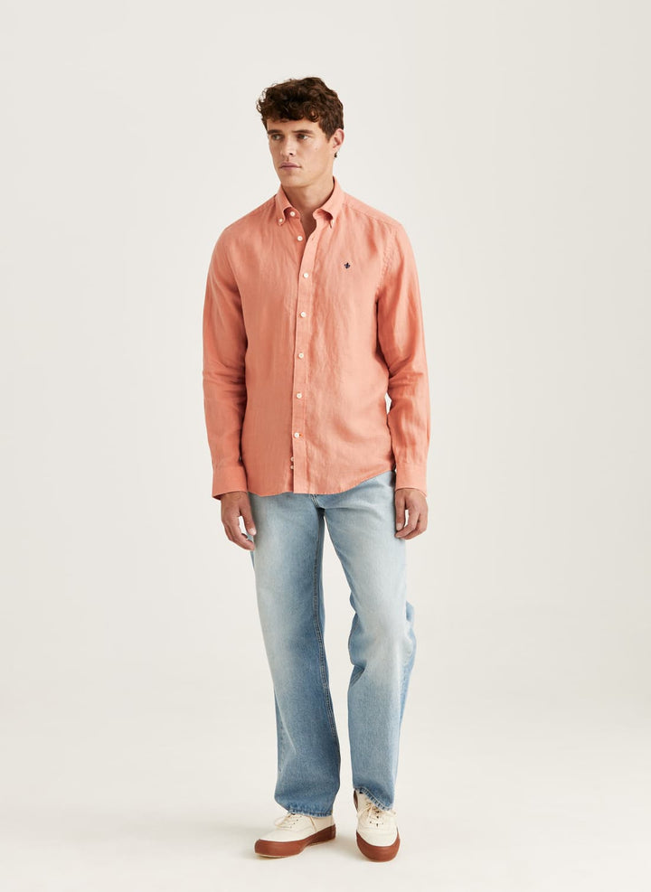 Douglas Linen Shirt-Classic Fit