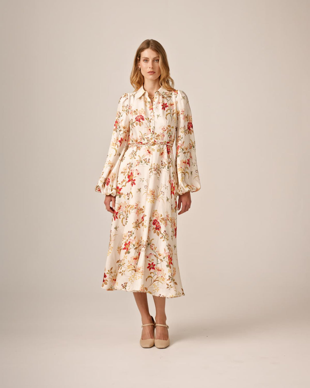 Viscose shirt dress