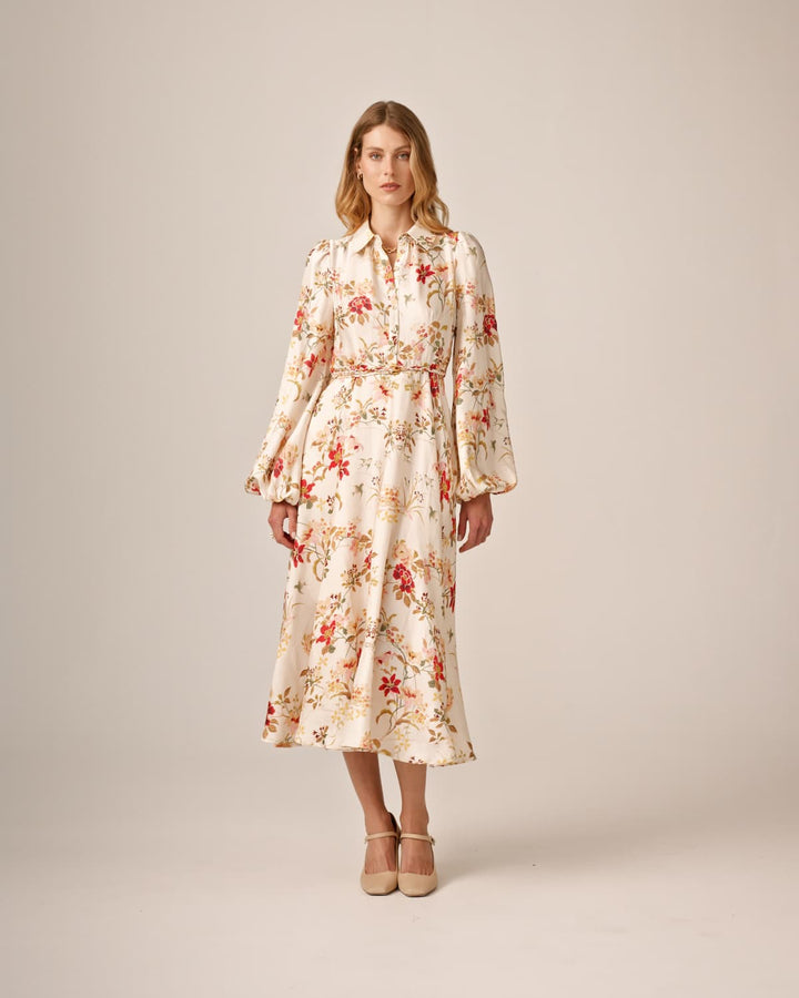 Viscose shirt dress