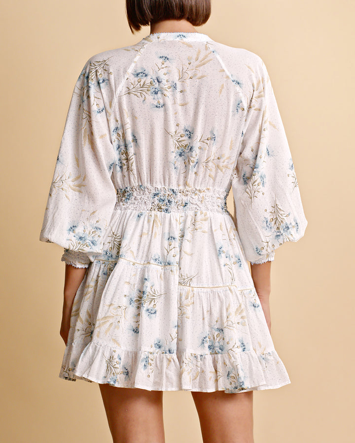 Patchwork Mini Shirt Dress