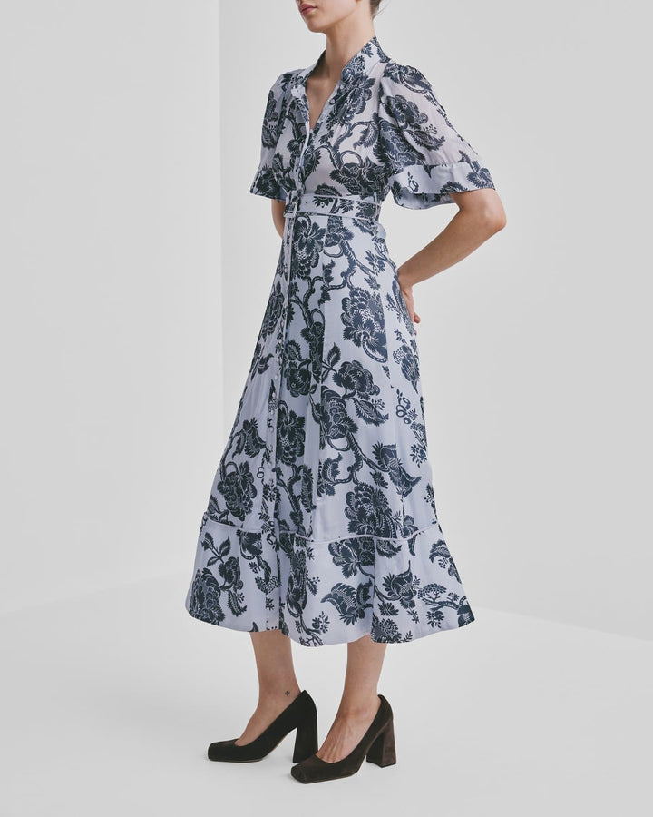 Organza Midi Dress
