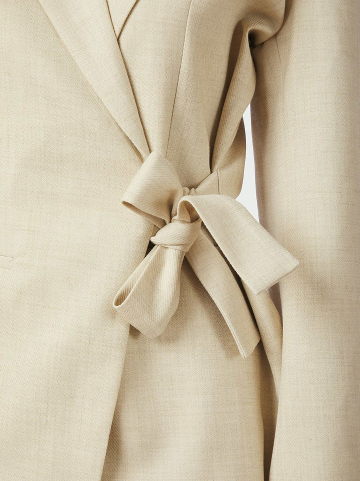 Carmia Melange Tie Blazer