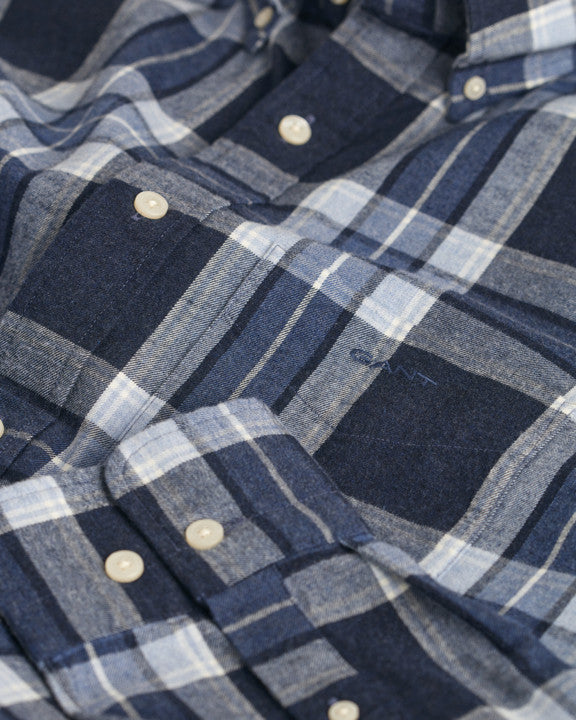 Reg Tartan Melange Check Shirt