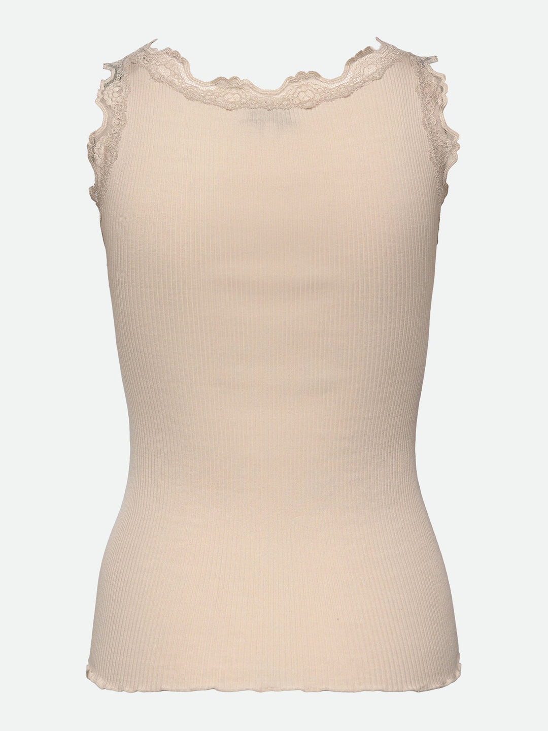 Babette Silk top w/lace