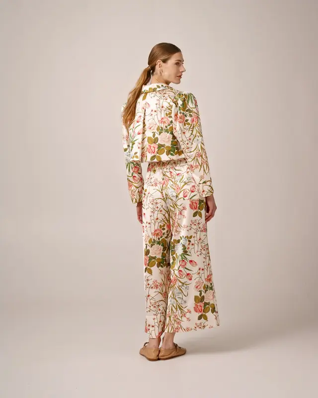 Tailored Satin Trousers