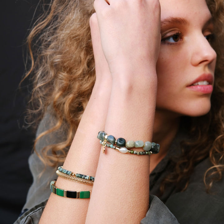 Bracelet Enamel Tile