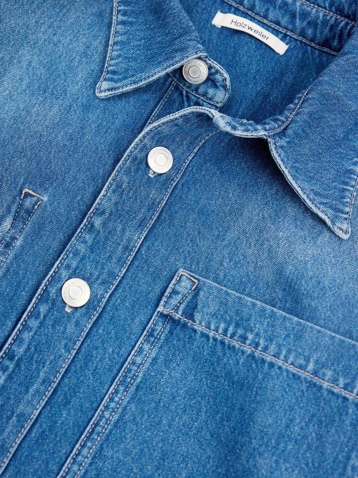 Relaxed Denim Short Sleeve