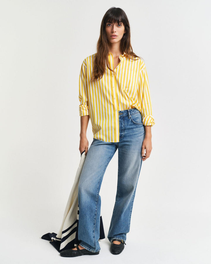 Rel classic poplin striped shirt