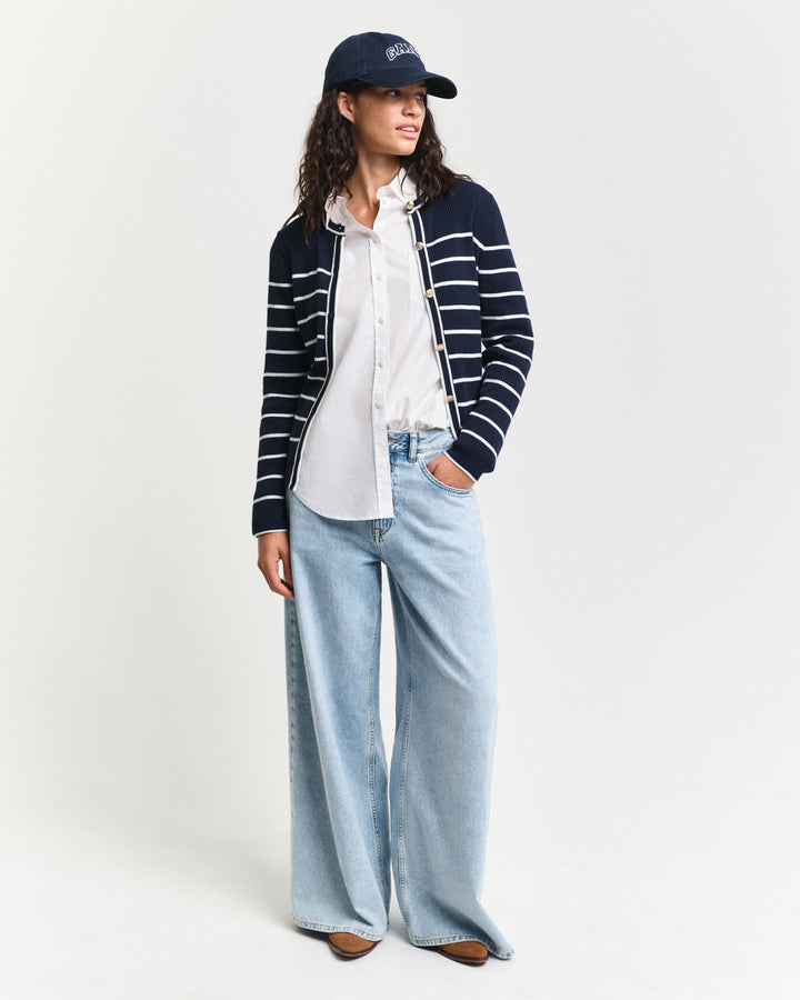 Ribbed Breton Cardigan
