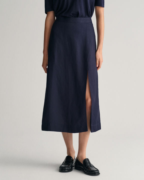 Linen Blend Skirt