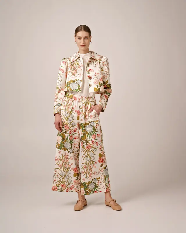 Tailored Satin Trousers
