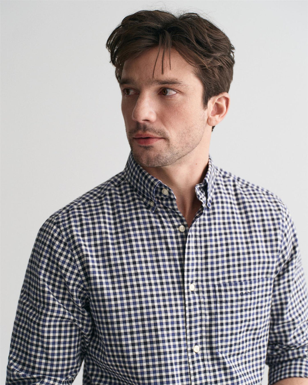 Reg Light Twill Gingham Shirt
