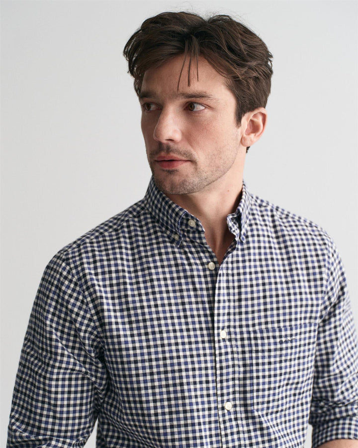 Reg Light Twill Gingham Shirt