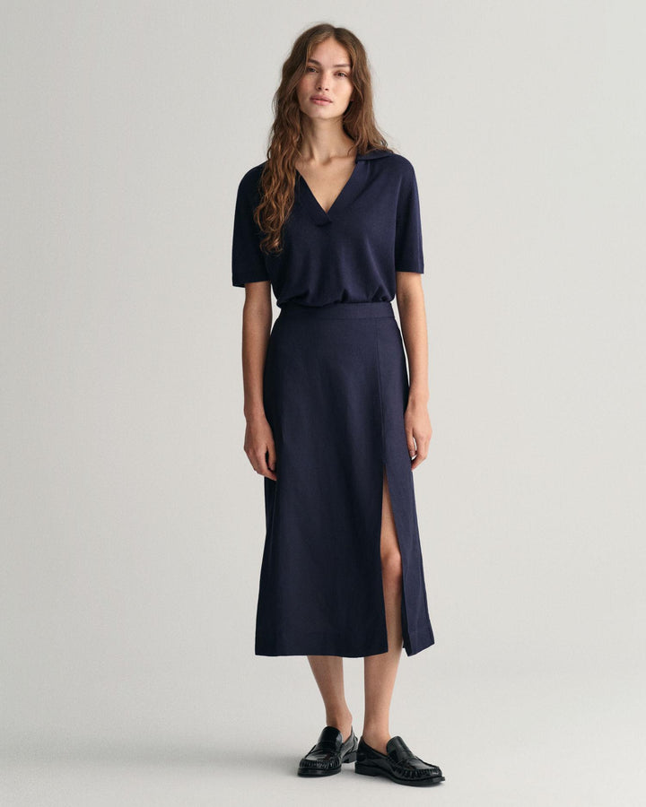 Linen Blend Skirt