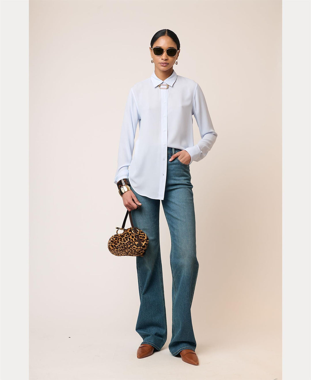 Classic Fit Georgette Shirt