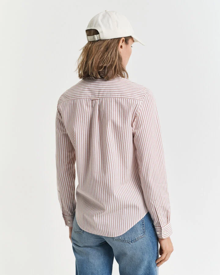 Reg Classic Poplin Striped Shirt