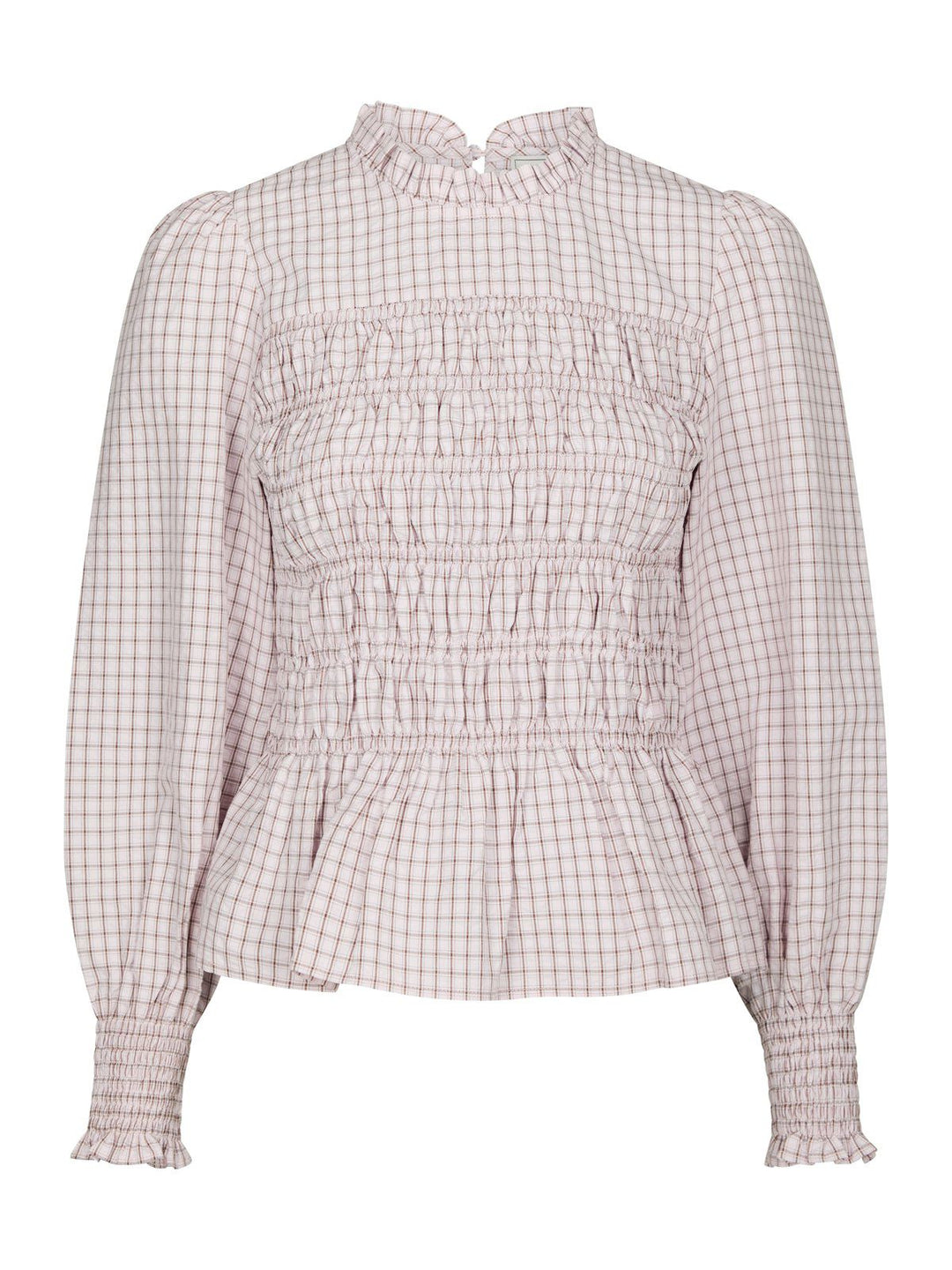 Possa Mini Check Blouse