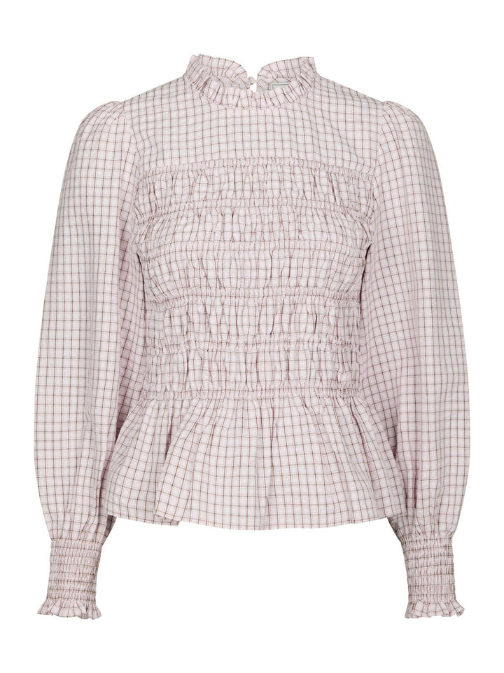 Possa Mini Check Blouse