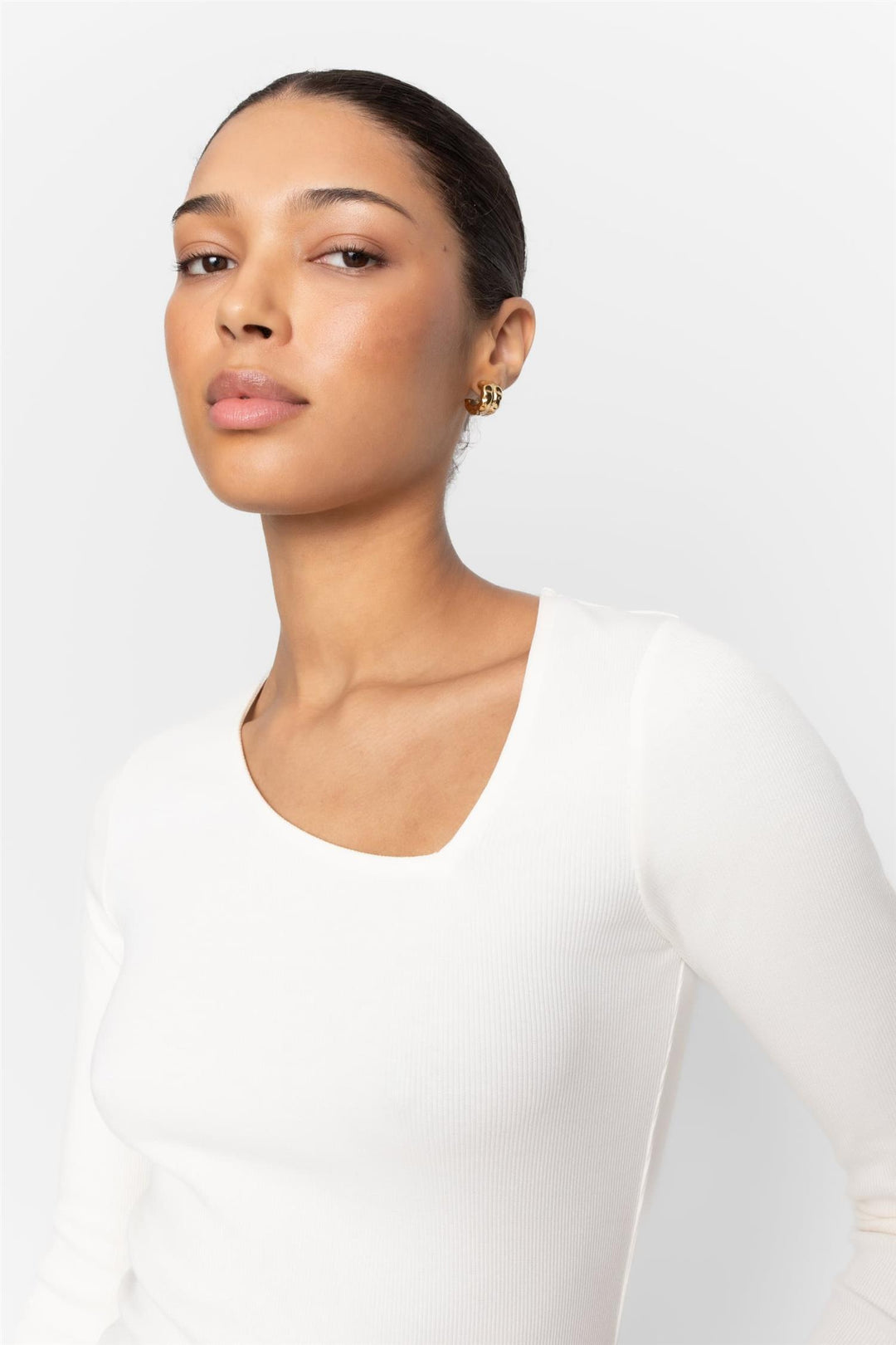 Pino Rib Triangle Neck