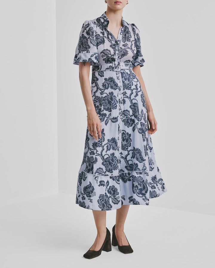 Organza Midi Dress