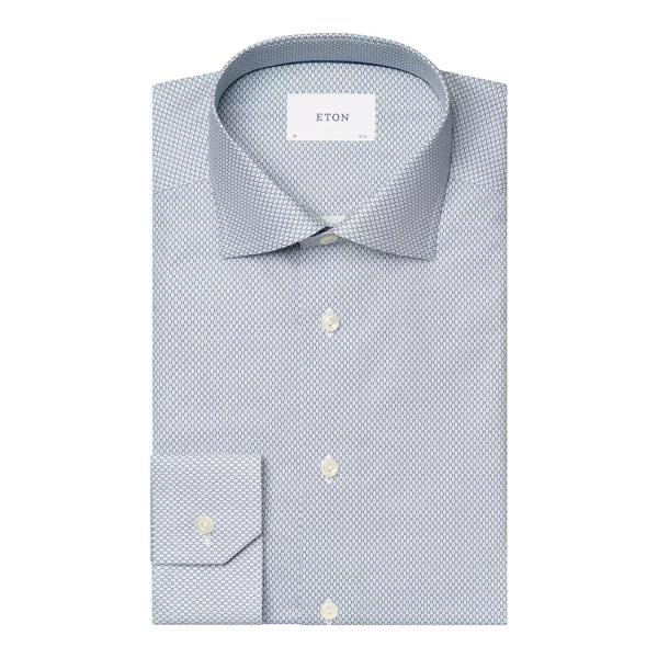 Contemporary Micro Print Signature Twill Shirt