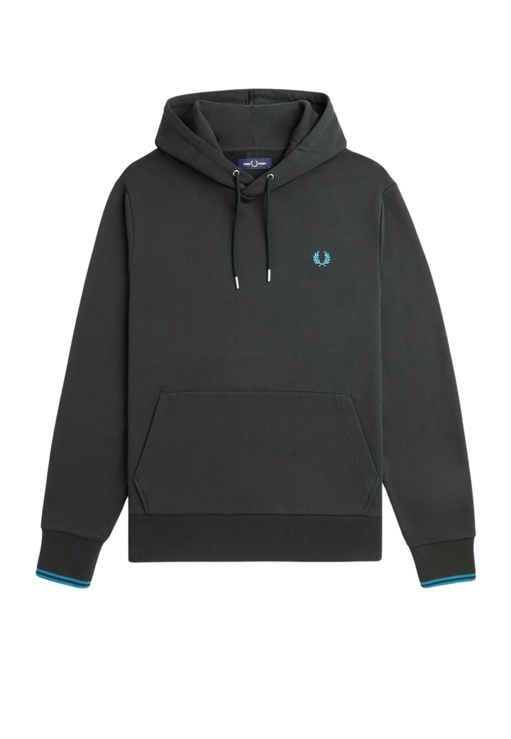 Tipped Hooded Sweatshirt