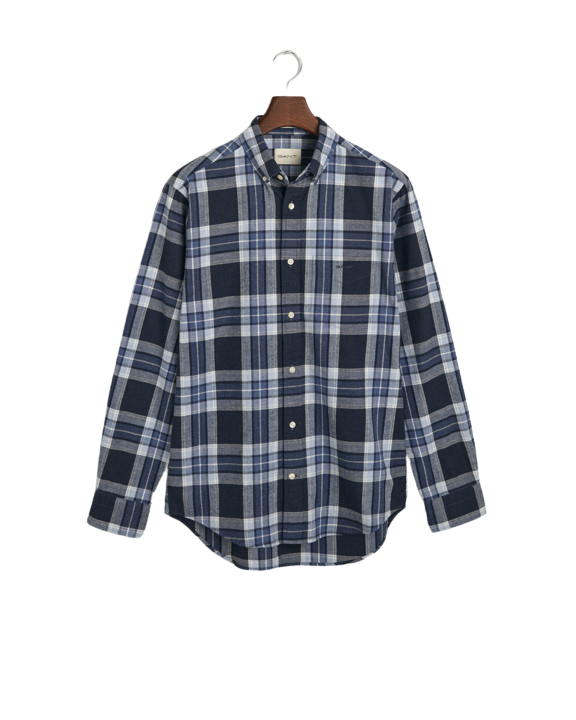 Reg Tartan Melange Check Shirt